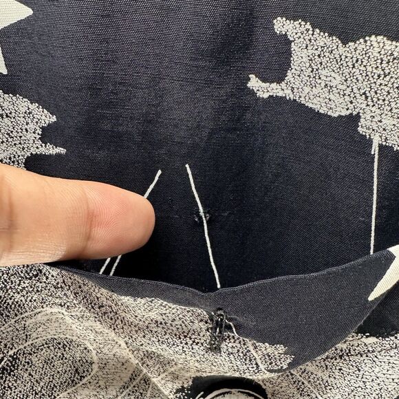 Vintage Haupt Germany Camp Shirt Mens XL Abstract Print Art to Wear Geometric - Picture 14 of 14